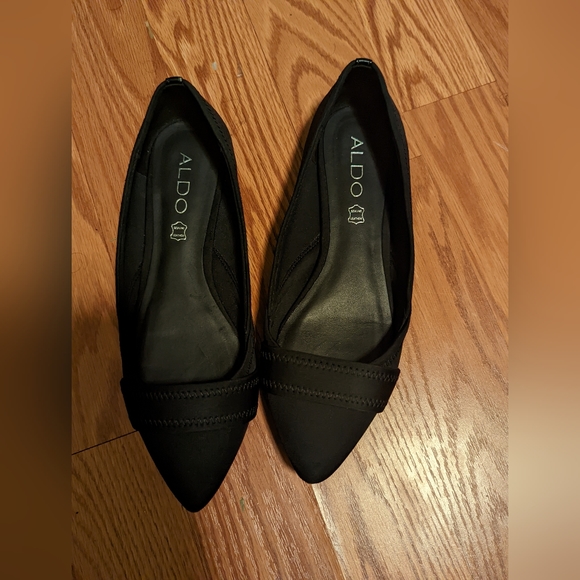 ALDO black Maida pointed flats - Picture 5 of 6
